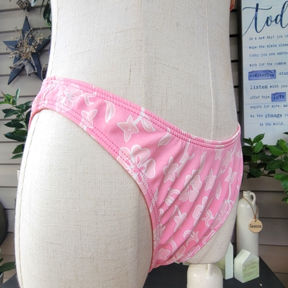 SEASTAR ♡ Beautiful Vintage 2pc Pink 'n White Floral Underwire Bikini Swimsuit 8 - Picture 11 of 17
